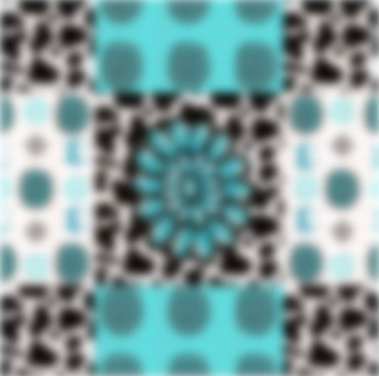 Boujee Turquoise Patchwork