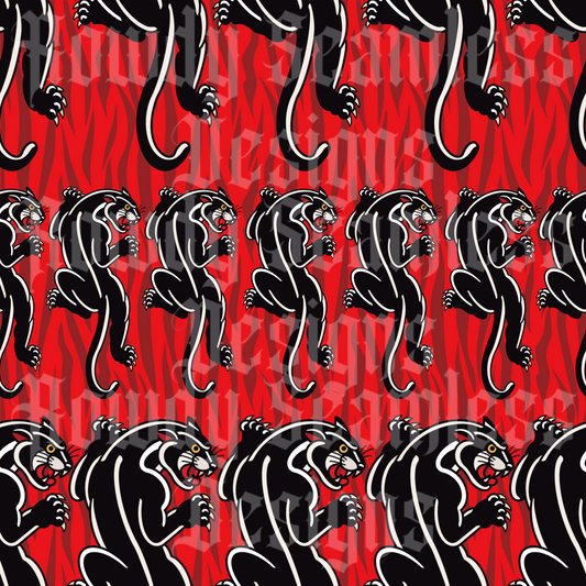 Climbing Jaguar with Zebra Background